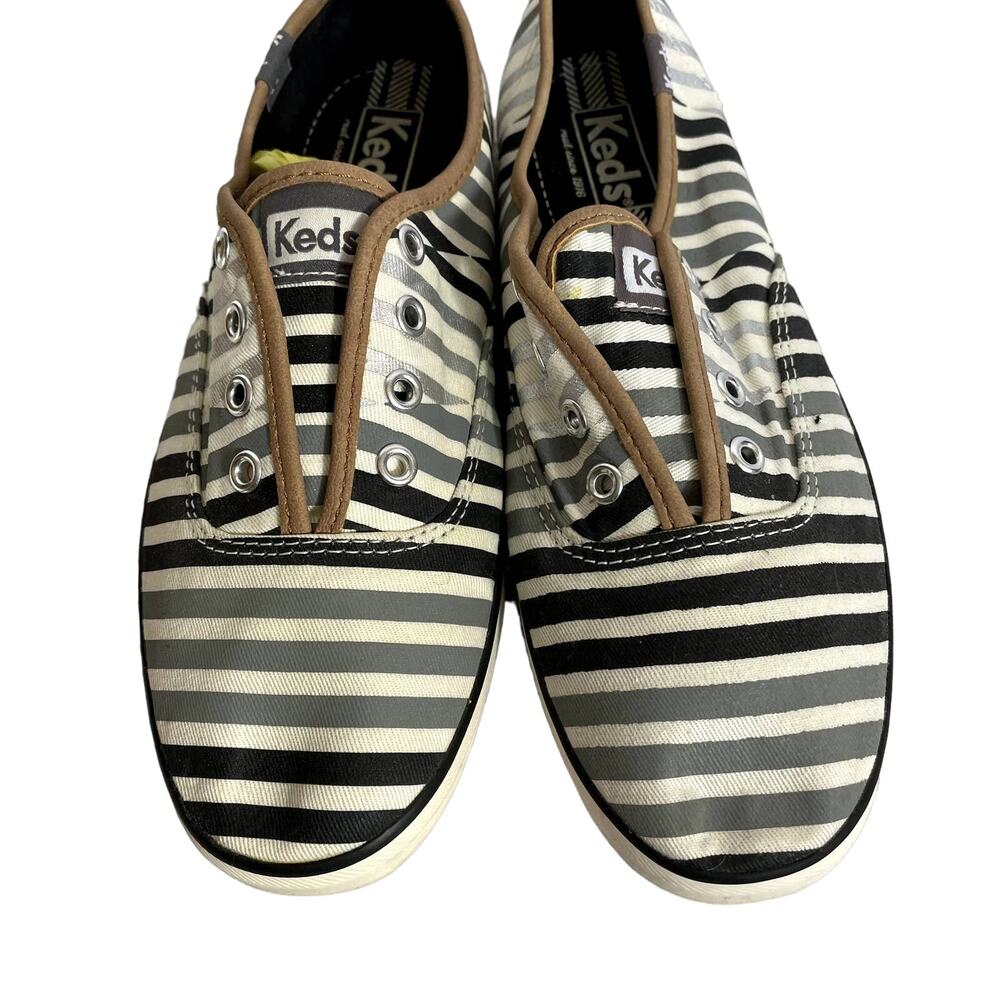 Keds Women's Sneakers Grey, Silver, Black, and Cream Size 7 shoes
